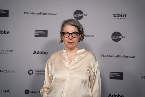 Petra Volpe at Sundance Film Festival 2026 for Frank and Louis.