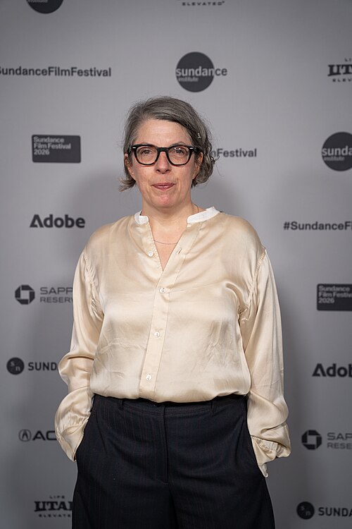 Petra Volpe at Sundance Film Festival 2026 for Frank and Louis.