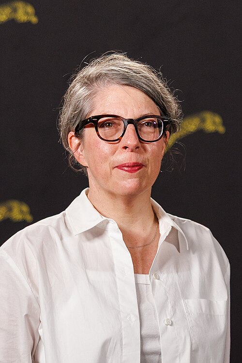 Petra Volpe attends "Frank & Louis" photocall during the 79th Locarno Film Festival on August 10, 2026 in Locarno, Switzerland