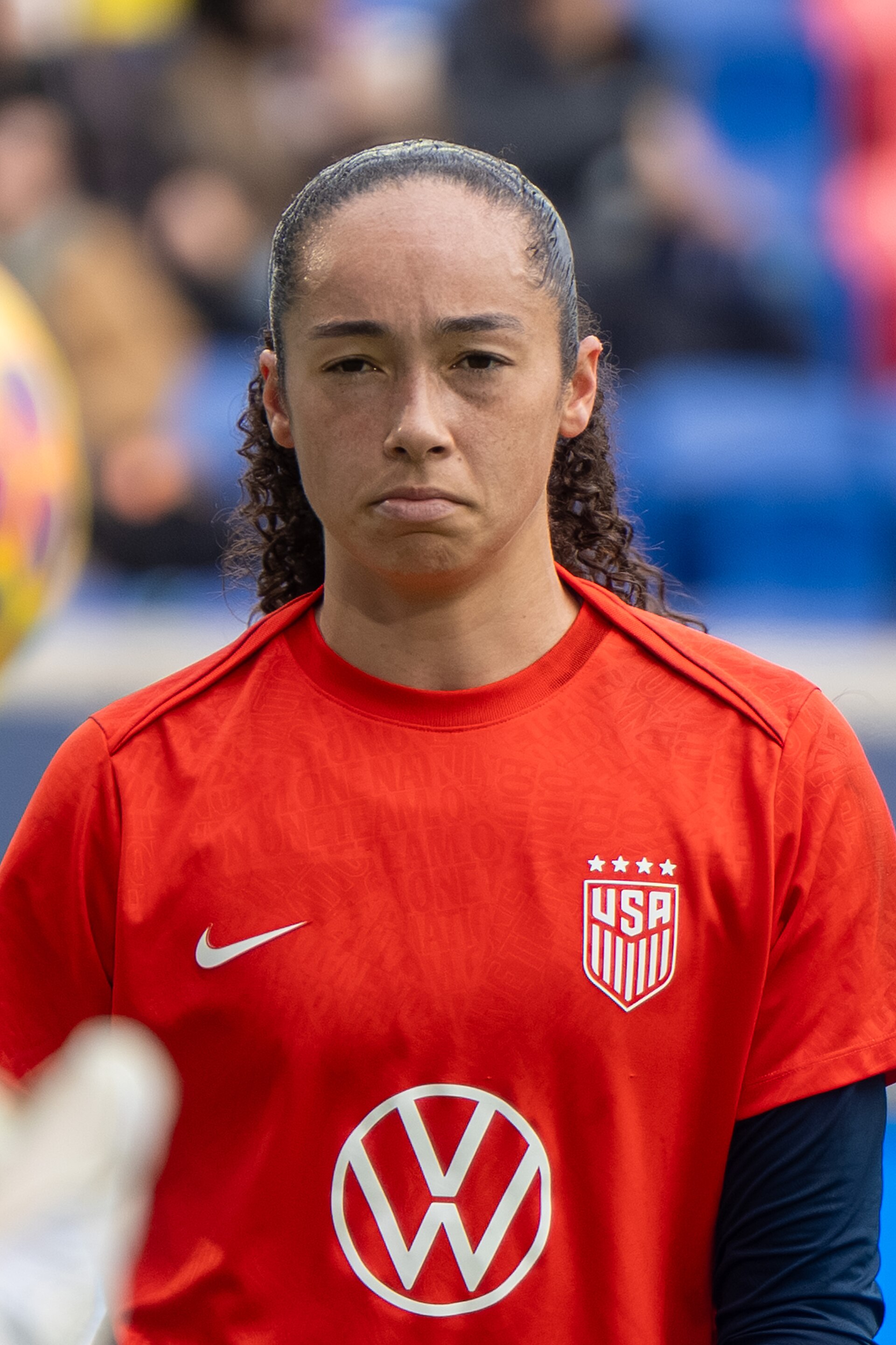 Phallon Tullis-Joyce during the US Women's Soccer Team vs Colombia at the SheBelieves Cup on March 7, 2026