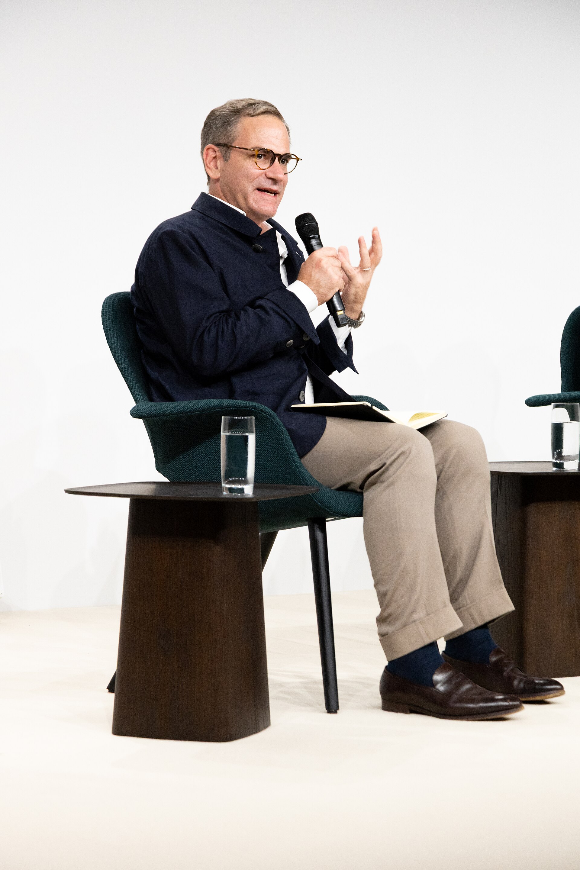 Philip Tinari, Director and Chief Executive of UCCA Center for Contemporary Aert, at the Art Basel international art fair in Basel, Switzerland in June 2025.