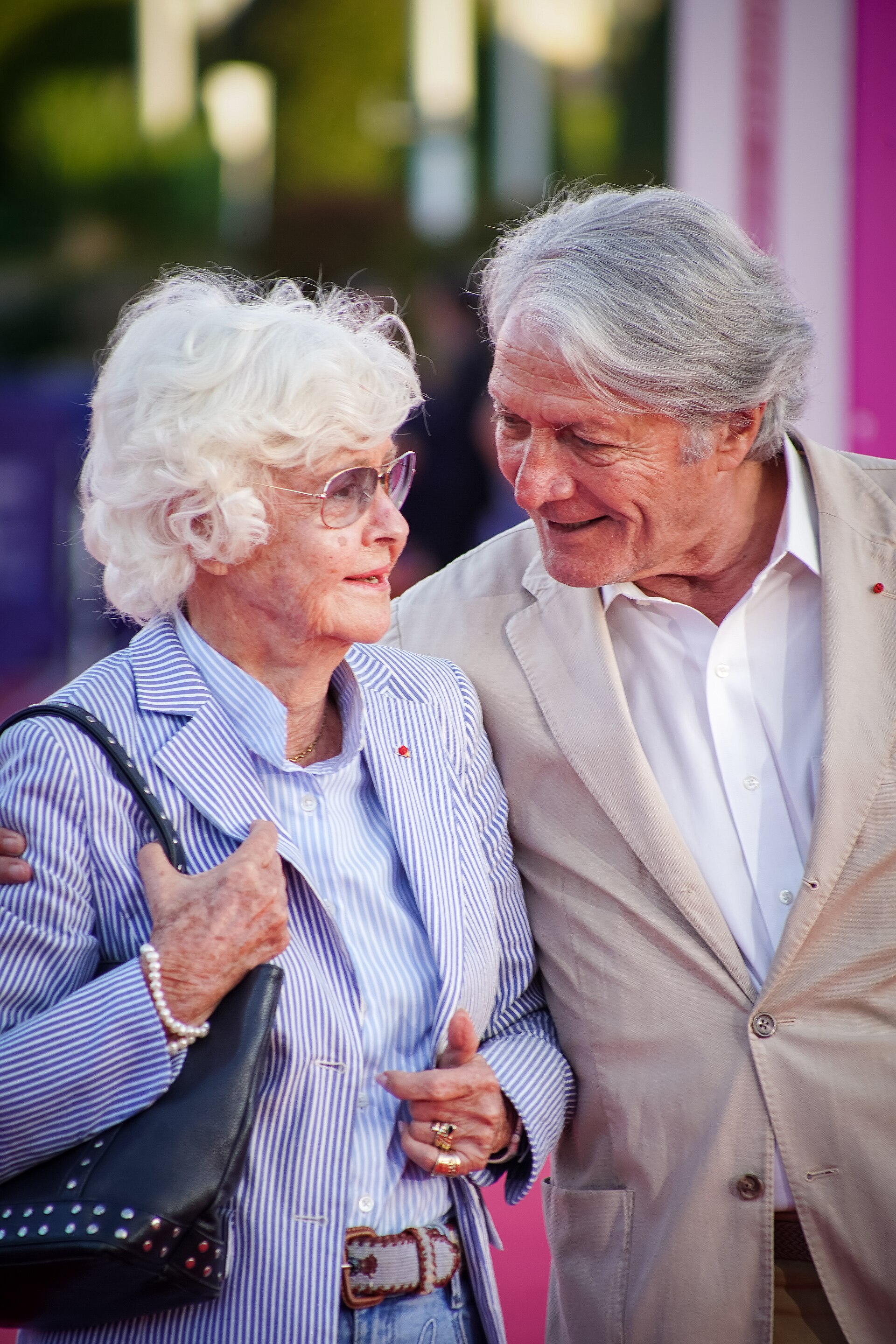 Philippe Augier and Anne d'Ornano at Deauville American Film festival