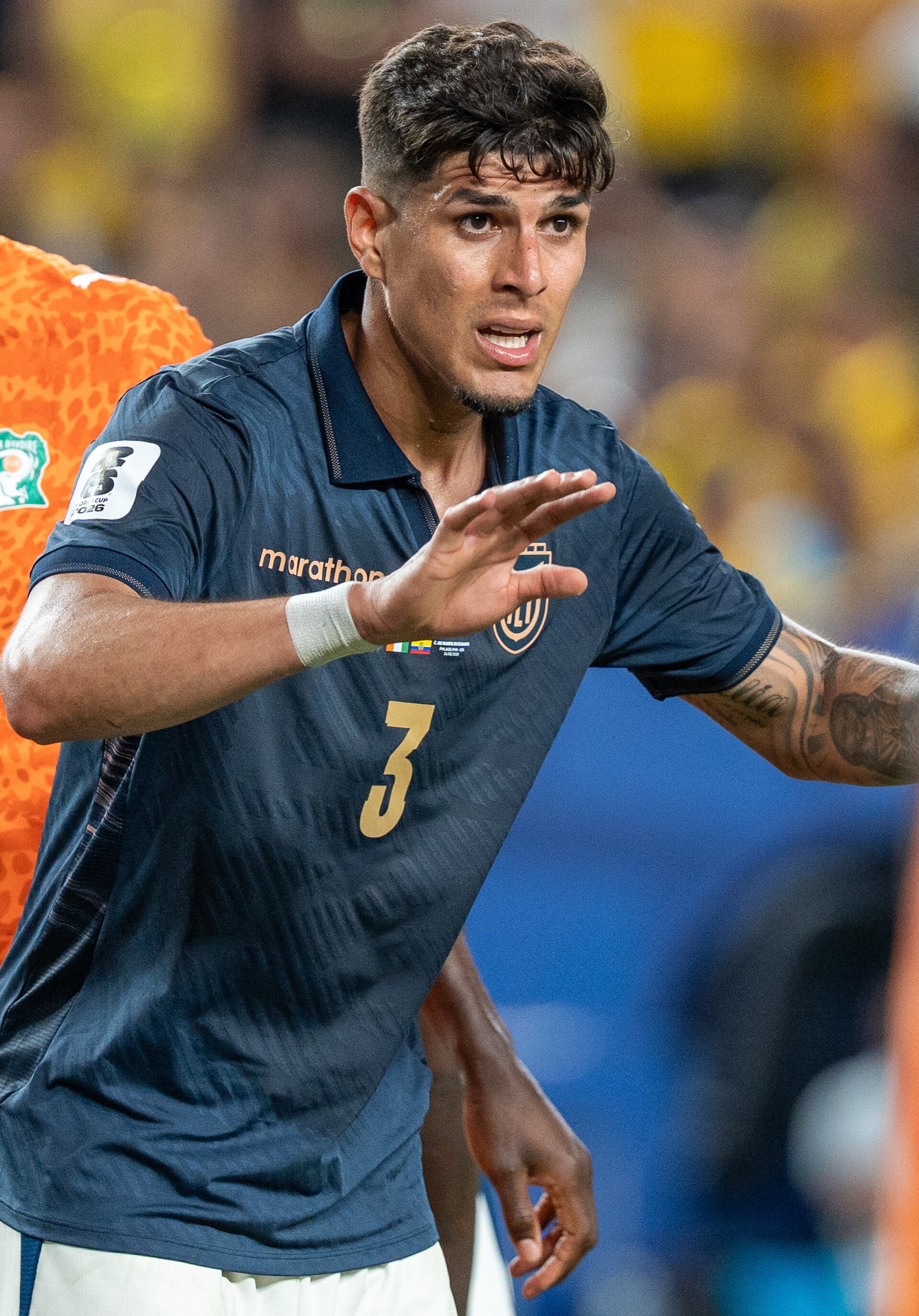 Ibrahim Sangare Piero Hincapie during Côte d'Ivoire v Ecuador on 14 June 2026 at the 2026 FIFA World Cup