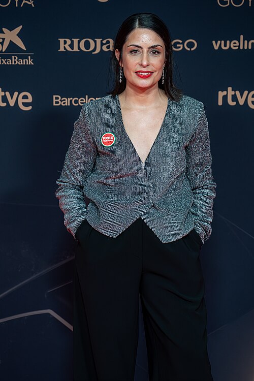 Celia Rico at Red Carpet of Goya Awards 2026 in Barcelona