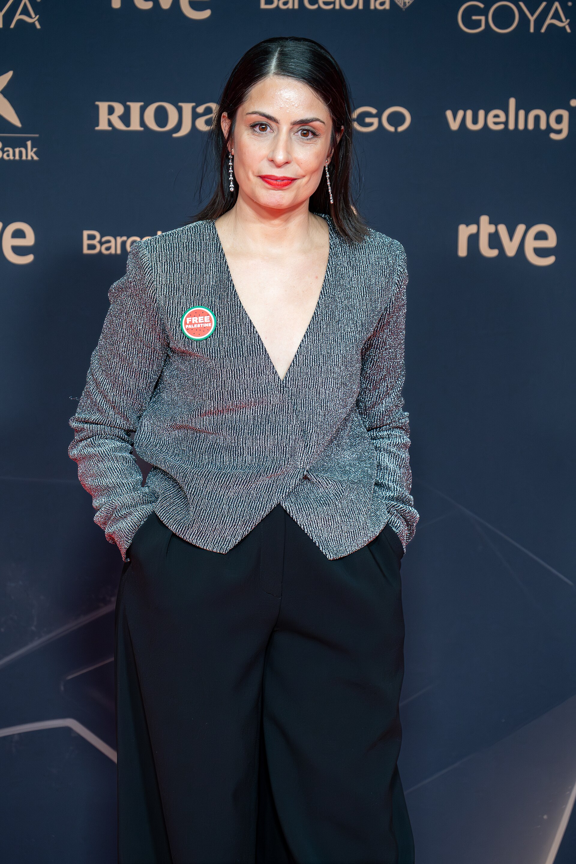 Celia Rico at Red Carpet of Goya Awards 2026 in Barcelona