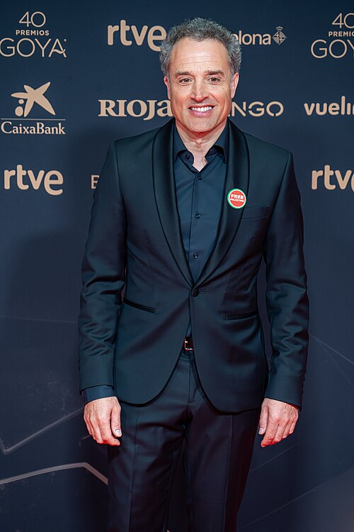 Daniel Guzmán at Red Carpet of Goya Awards 2026 in Barcelona