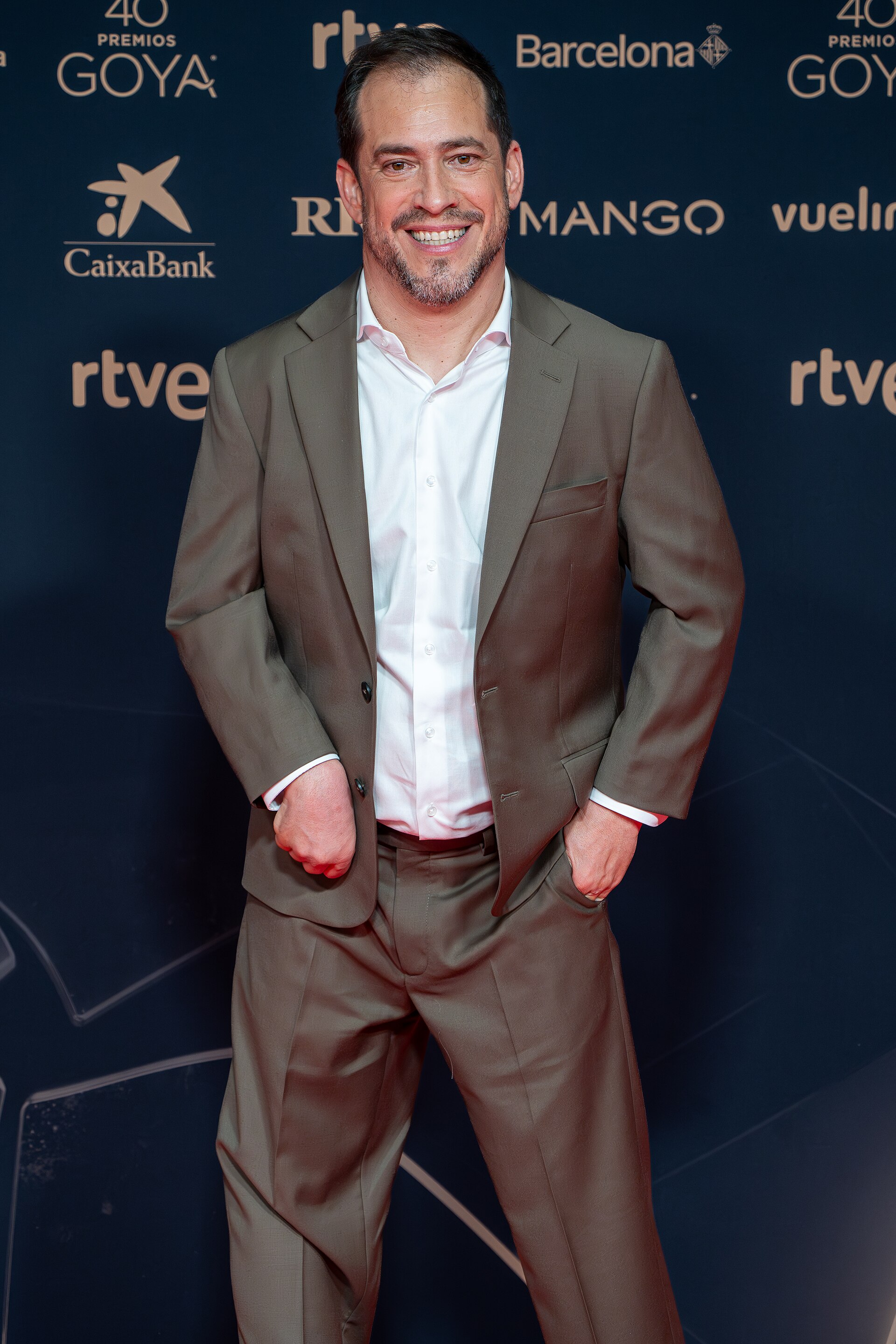 El Langui at Red Carpet of Goya Awards 2026 in Barcelona