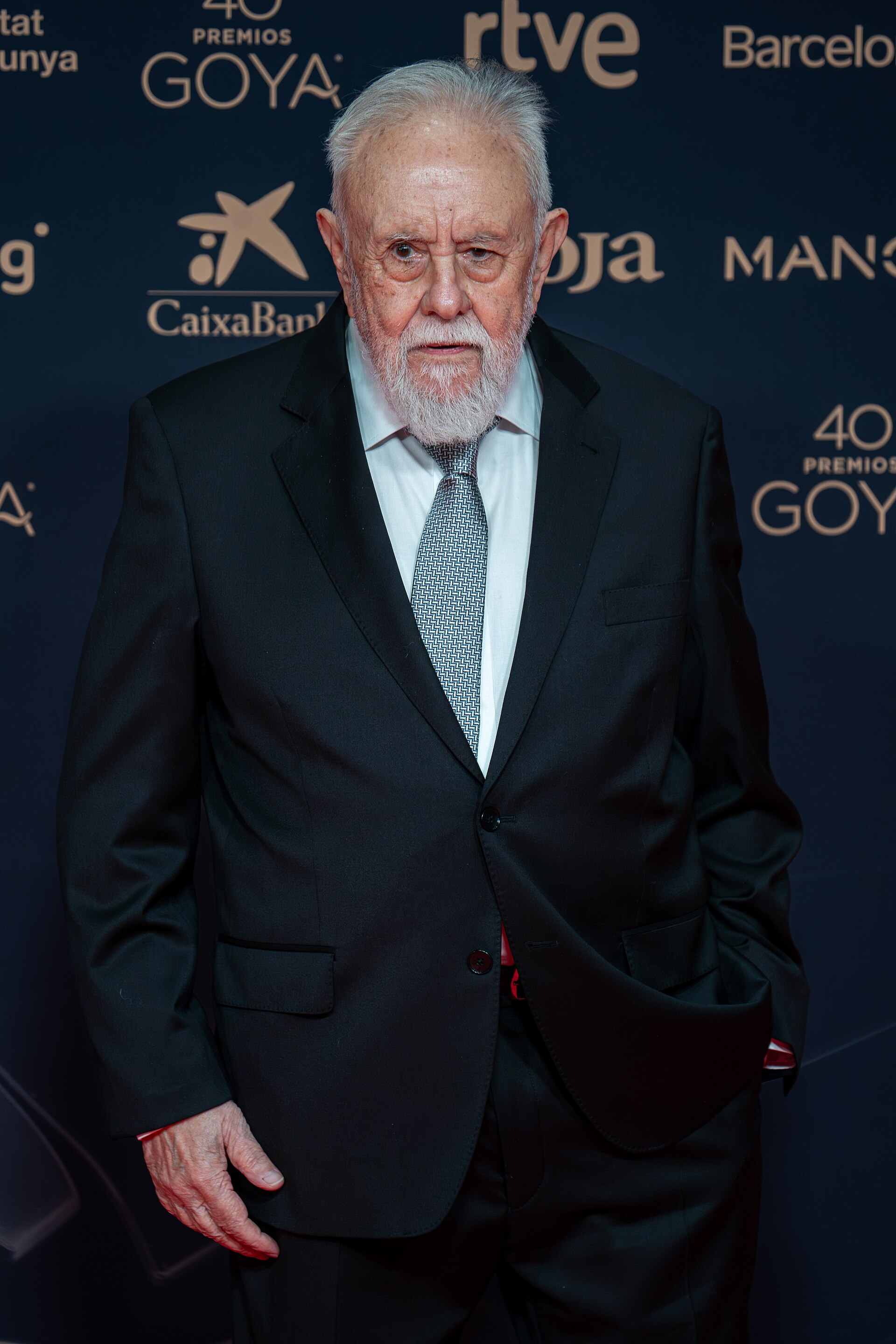 Gonzalo Suárez at Red Carpet of Goya Awards 2026 in Barcelona