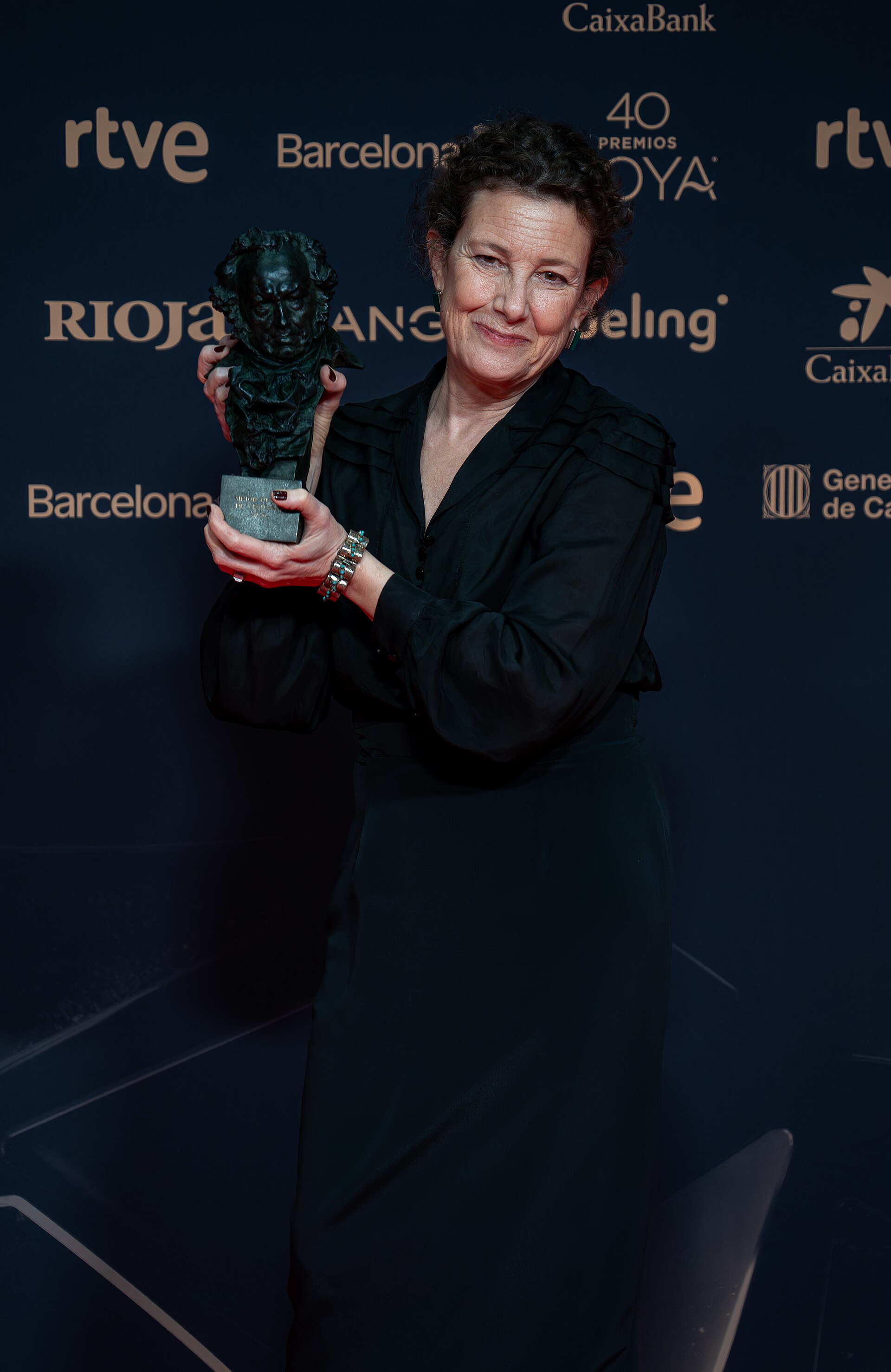 Helena Sanchís at Red Carpet of Goya Awards 2026 in Barcelona