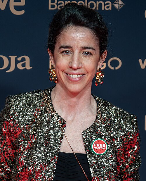 Mar Coll at Red Carpet of Goya Awards 2026 in Barcelona