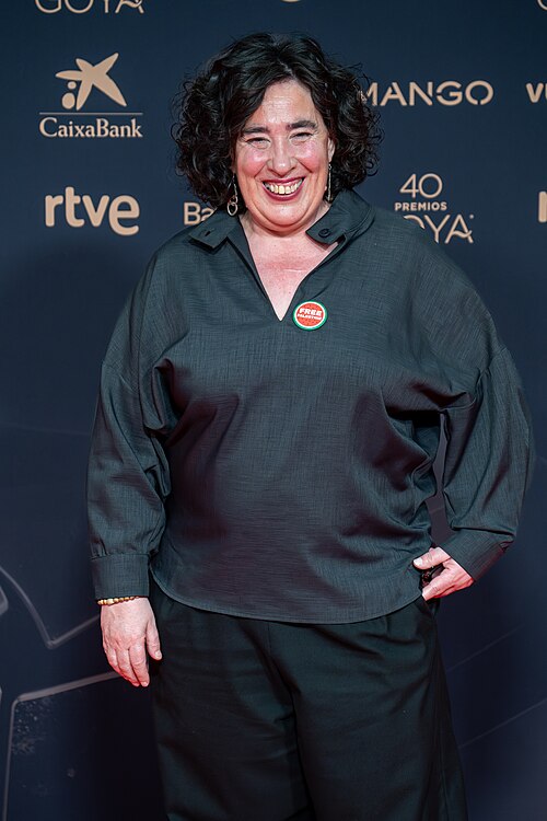 Arantxa Echevarría at Red Carpet of Goya Awards 2026 in Barcelona