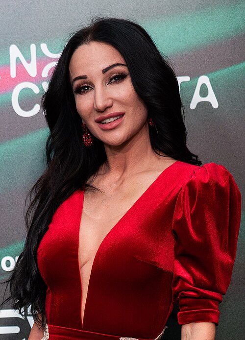 Justyna Steczkowska at the Photocall of the Preparty 2025 in Madrid