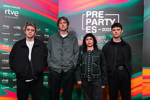 Katarsis at the Photocall of the Preparty 2025 in Madrid