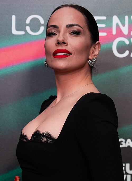 Nina Žižić at the Photocall of the Preparty 2025 in Madrid