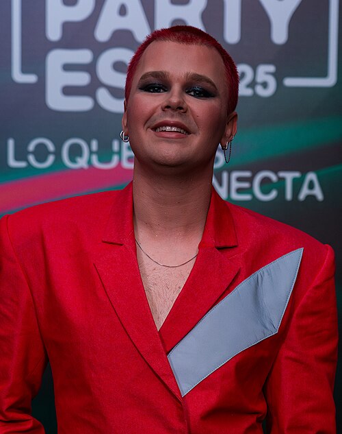 Red Sebastian  at the Photocall of the Preparty 2025 in Madrid