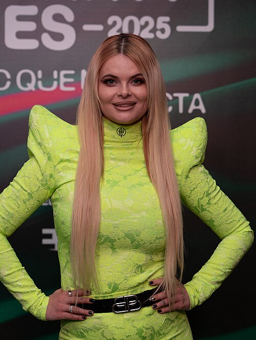 Erika Wikman at the Photocall of the Preparty 2025 in Madrid
