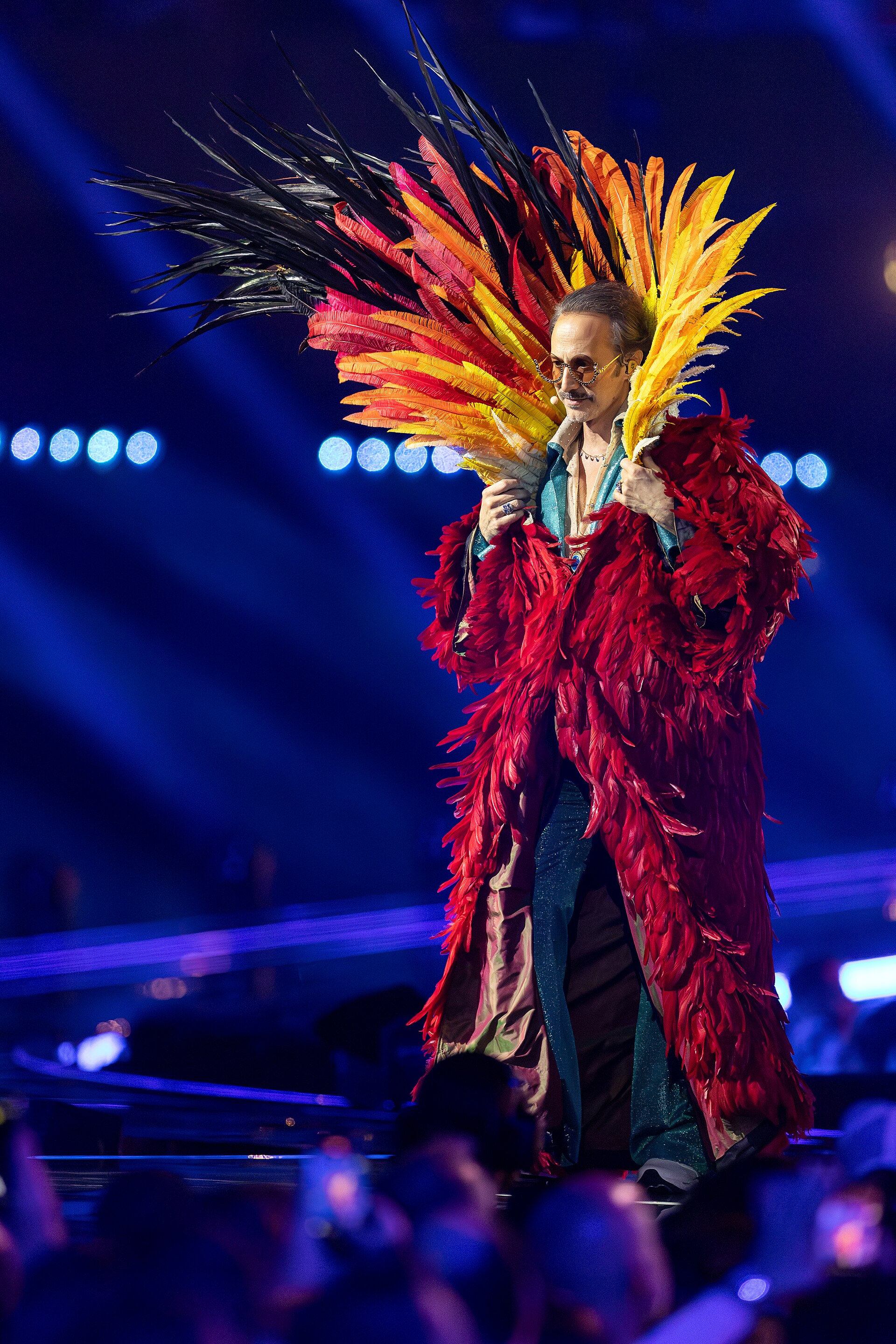 Presenter Michael Ostrowski in the 2nd Semi Final of the 2026 Eurovision Song Contest in Vienna