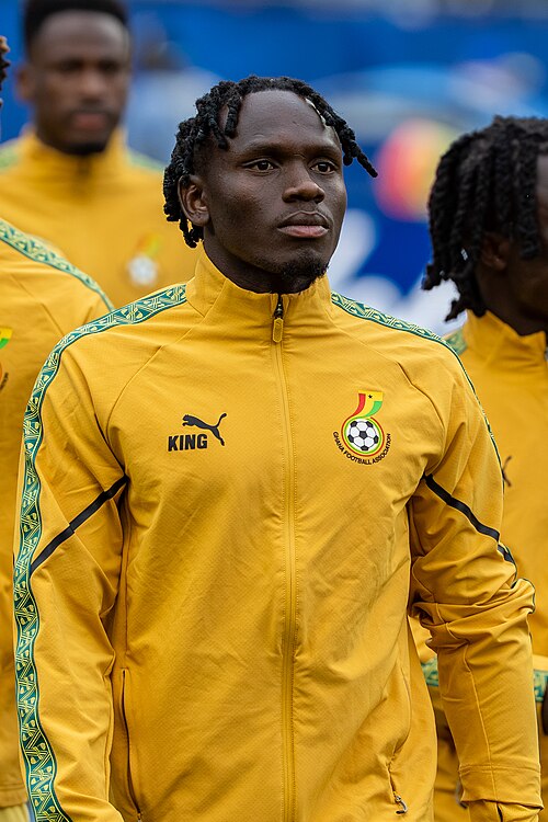 Prince Kwabena Adu during England v Ghana on 23 June 2026 at the 2026 FIFA World Cup
