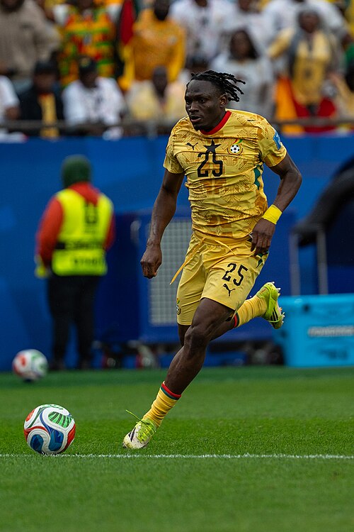 Prince Kwabena Adu during England v Ghana on 23 June 2026 at the 2026 FIFA World Cup