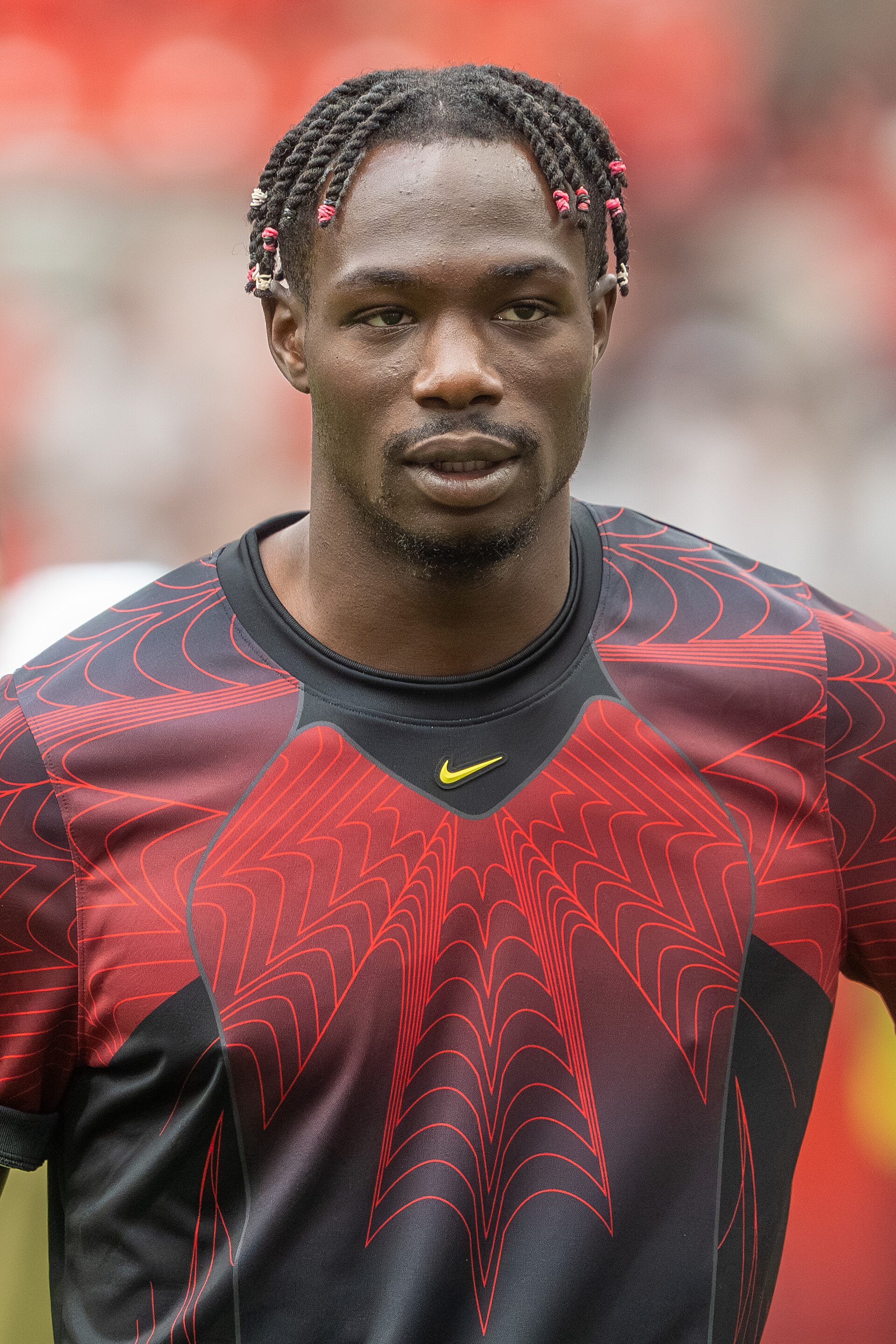 Promise David during Canada v Qatar on 18 June 2026 at the 2026 FIFA World Cup