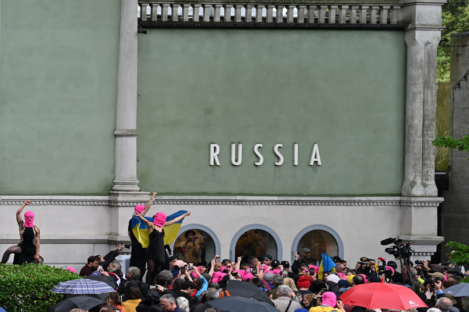 Pussy Riot & Femen Protest at the Biennale di Venezia 2026