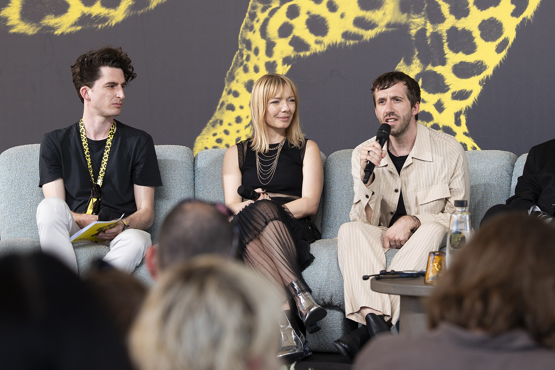 Q&A with White Snail cast and crew at the 78th Locarno Film Festival at Spazio Cinema