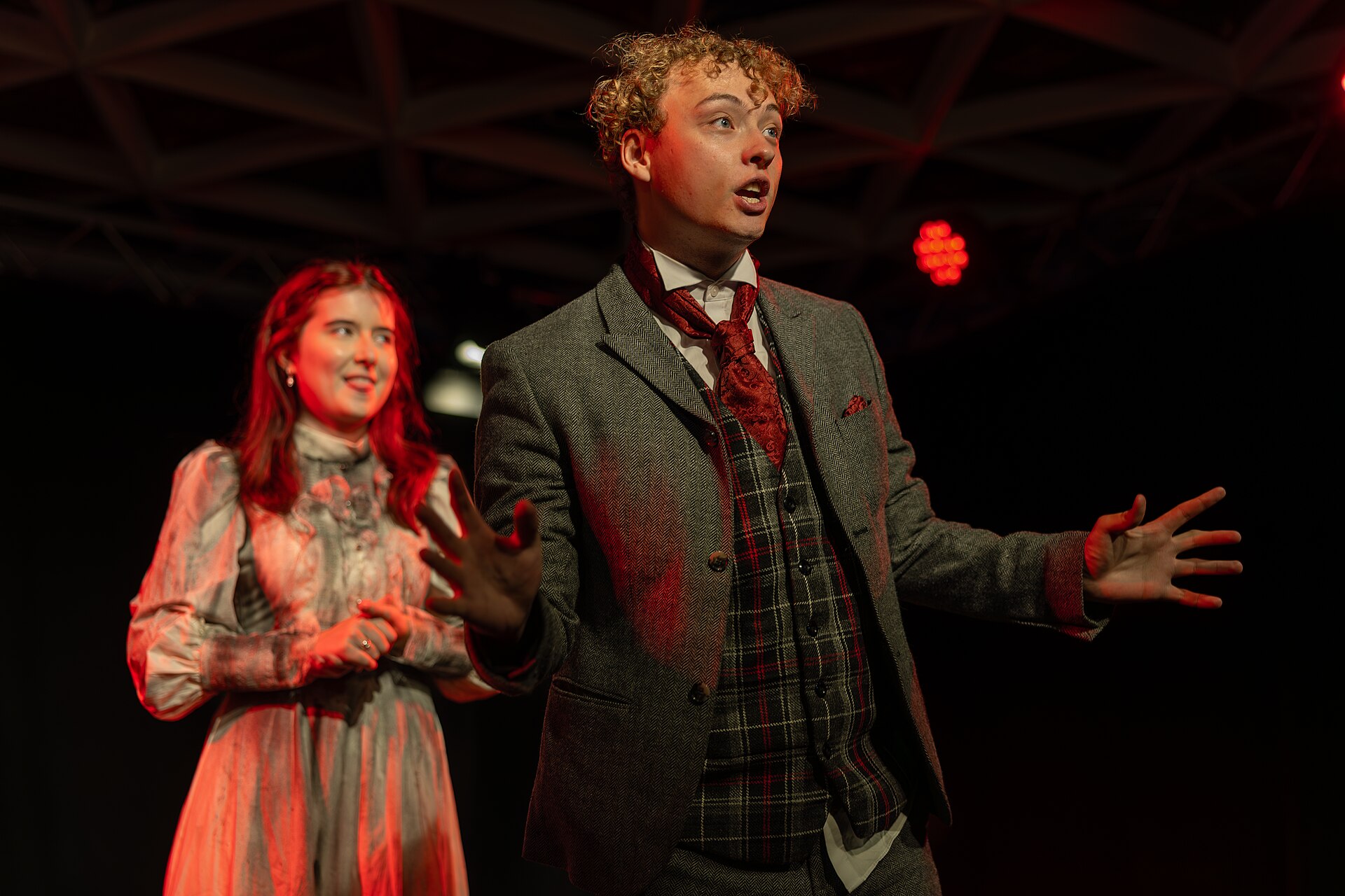 Nightshade Theatre and New Celts Productions performing “Confessions of a Lunatic” at the 2025 Edinburgh Festival Fringe.