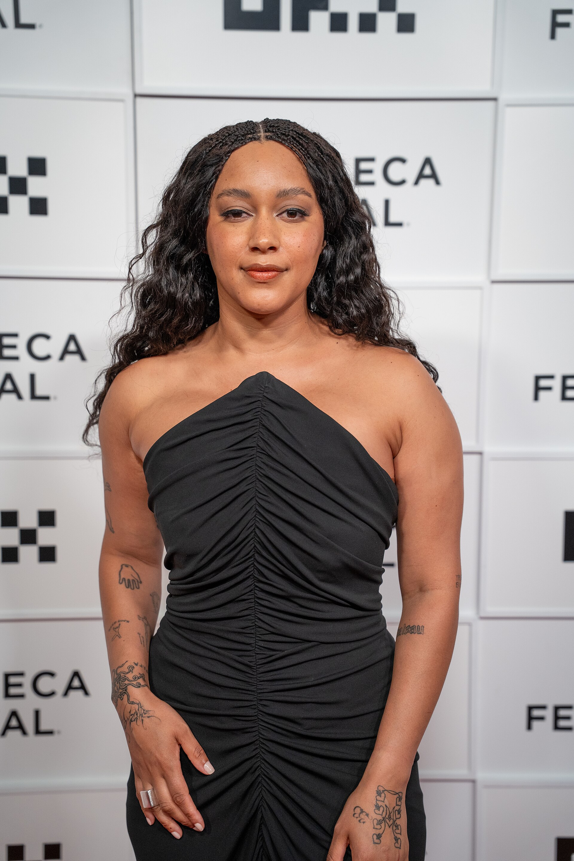 Quinn Whitney Wilson (director) at the premiere of JEAN-MICHEL at Tribeca Film Festival 2026.