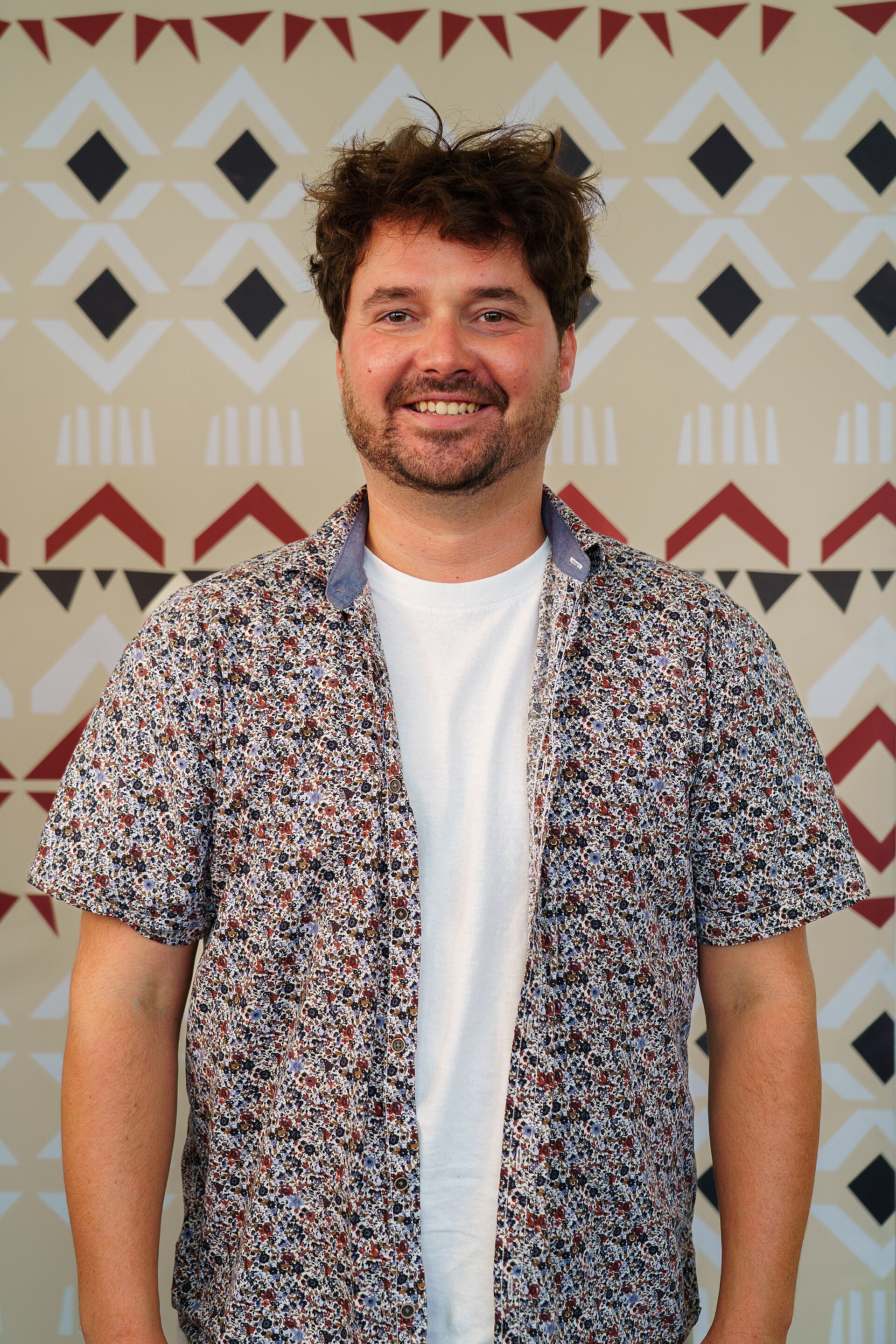 Rémy Gerbet portrait at Wikimania 2025 WikiPortraits Studio