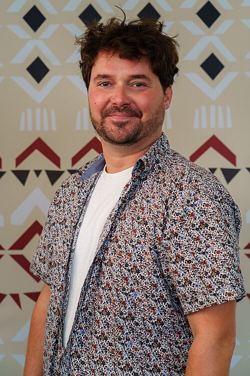 Rémy Gerbet portrait at Wikimania 2025 WikiPortraits Studio