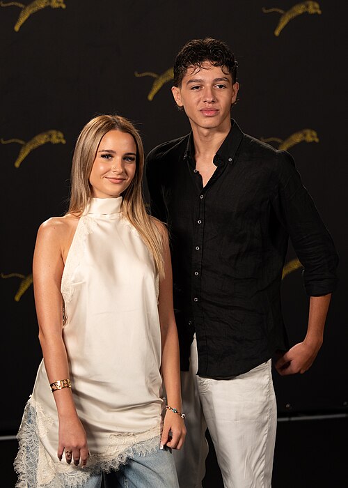 Rachele Testagrossa and Salvatore Gallina at the 79th Locarno Film Festival 2026
