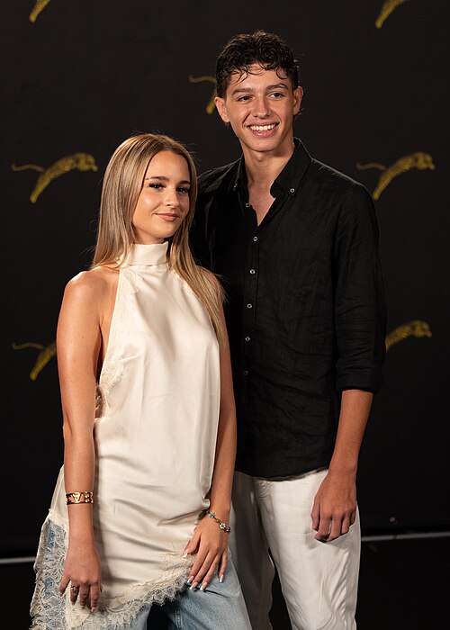 Rachele Testagrossa and Salvatore Gallina at the 79th Locarno Film Festival 2026