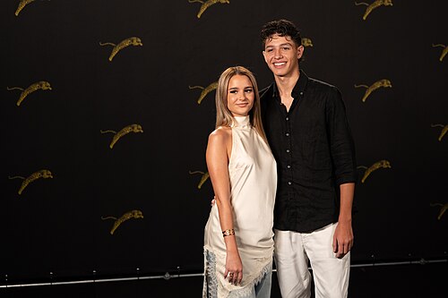 Rachele Testagrossa and Salvatore Gallina at the 79th Locarno Film Festival 2026