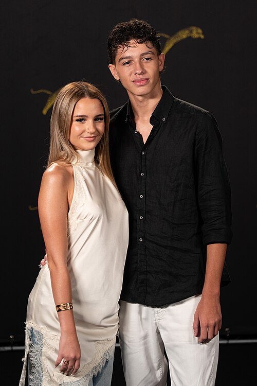 Rachele Testagrossa and Salvatore Gallina at the 79th Locarno Film Festival 2026