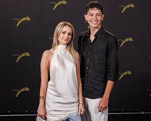 Rachele Testagrossa, Salvatore Gallina attend "Ketticè" photocall during the 79th Locarno Film Festival on August 08, 2026 in Locarno, Switzerland.