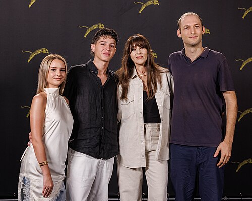 Rachele Testagrossa, Salvatore Gallina, Monica Bellucci and Giovanni Tortorici attend "Ketticè" photocall during the 79th Locarno Film Festival on August 08, 2026 in Locarno, Switzerland.