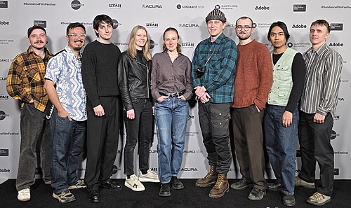 Radiant Frost Cast and Crew at the 2026 Sundance Film Festival