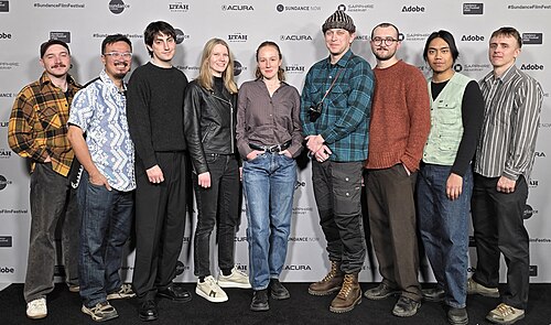 Radiant Frost Cast and Crew at the 2026 Sundance Film Festival