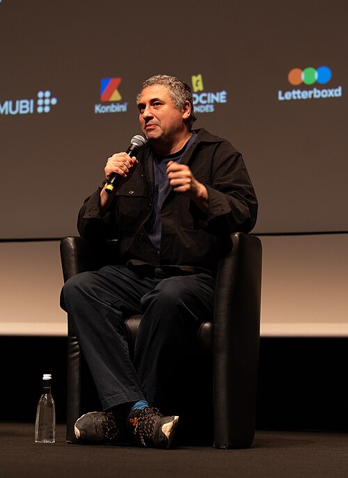 Radu Jude at Cannes for a Q&A of Diary of a Chambermaid