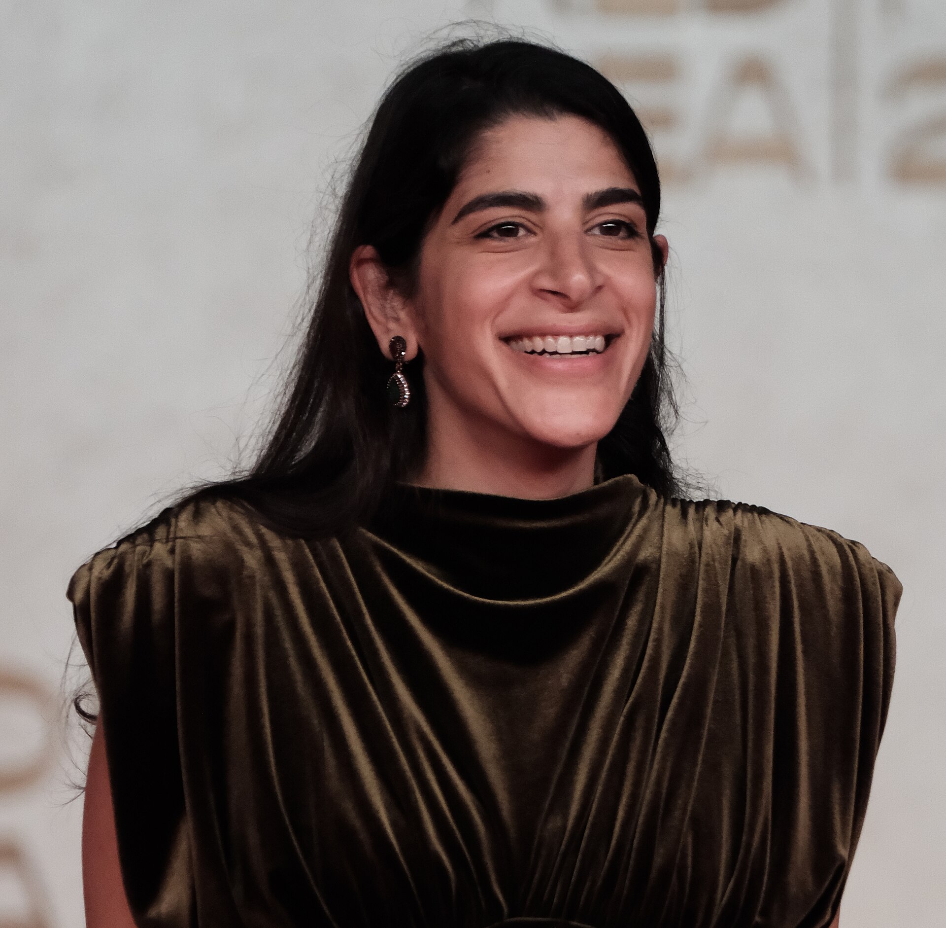 Raja Zgheib at the 2025 Red Sea Film Festival