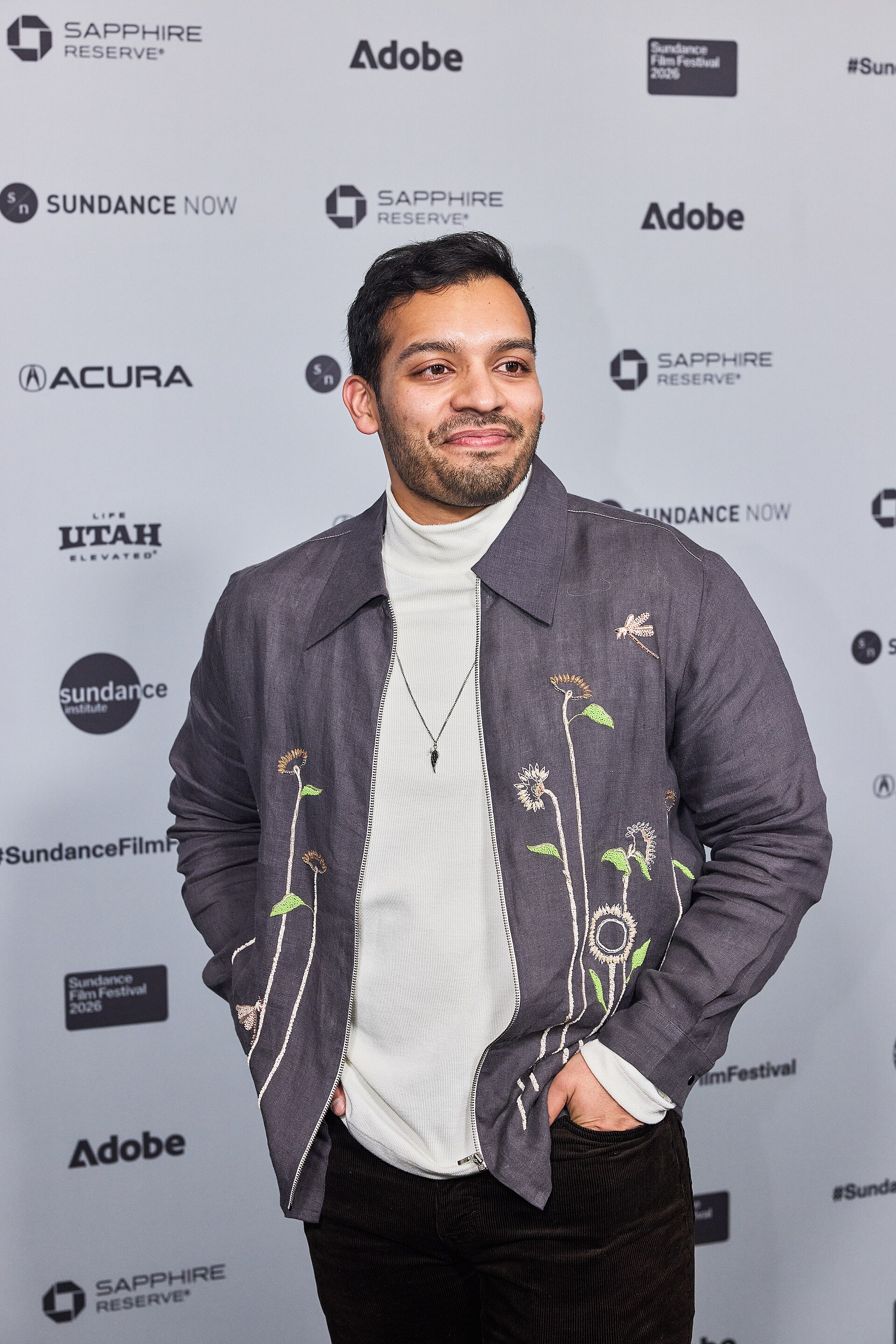 Raman Nimmala at the 2026 Sundance Film Festival for O'Sey Balamma