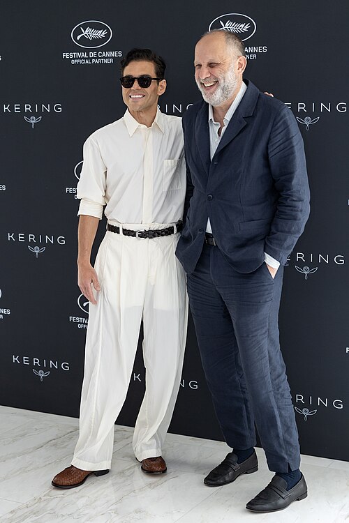 Rami Malek and Ira Sachs at a photo call for Kering Women in Motion at the 2026 Cannes Film Festival