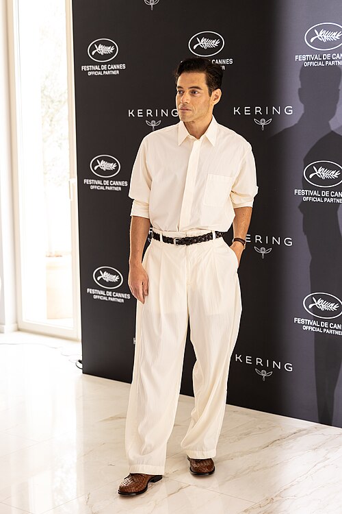 Rami Malek at a photo call for Kering Women in Motion at the 2026 Cannes Film Festival