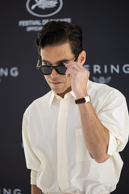 Rami Malek at a photo call for Kering Women in Motion at the 2026 Cannes Film Festival