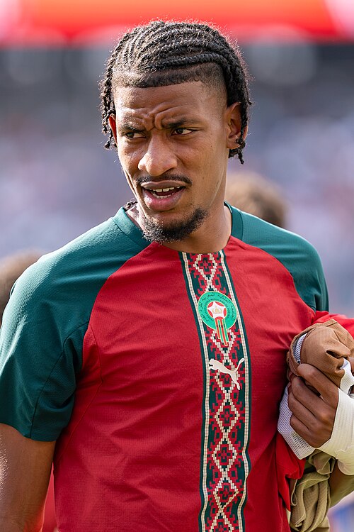Redouane Halhal during France v Morocco at the 2026 FIFA World Cup