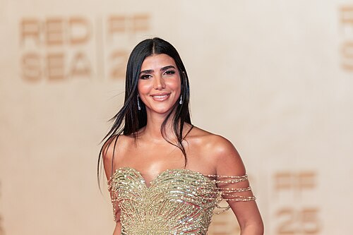 Reem Sami attends the Desert Warrior screening at the Red Sea International Film Festival 2025 on December 06, 2025 in Jeddah, Saudi Arabia