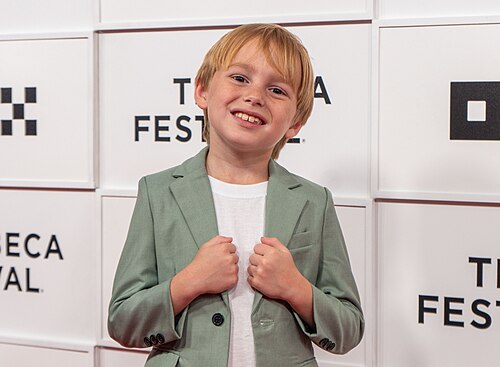 Reid Clarke at the premiere of "The Last Day" at the 25th Tribeca Film Festival in New York City.