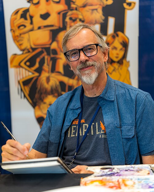 Richard Case, comic book artist, at GalaxyCon Raleigh in Raleigh NC July, 26, 2026
