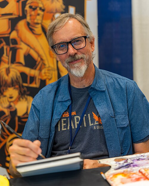 Richard Case, comic book artist, at GalaxyCon Raleigh in Raleigh NC July, 26, 2026