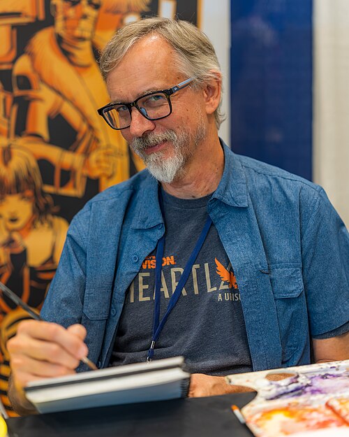 Richard Case, comic book artist, at GalaxyCon Raleigh in Raleigh NC July, 26, 2026